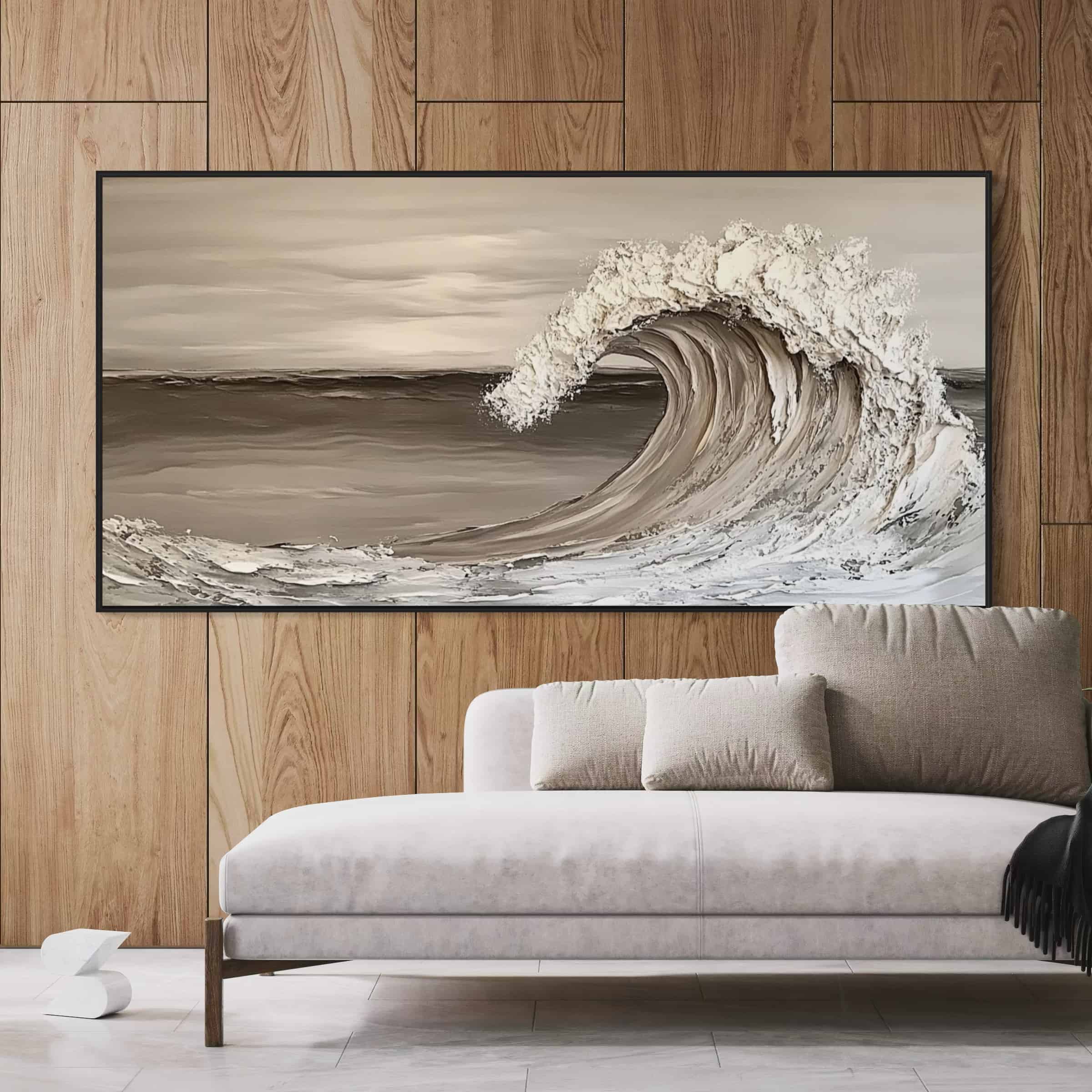 SEA & BEACH ART "STORMY BREAK"