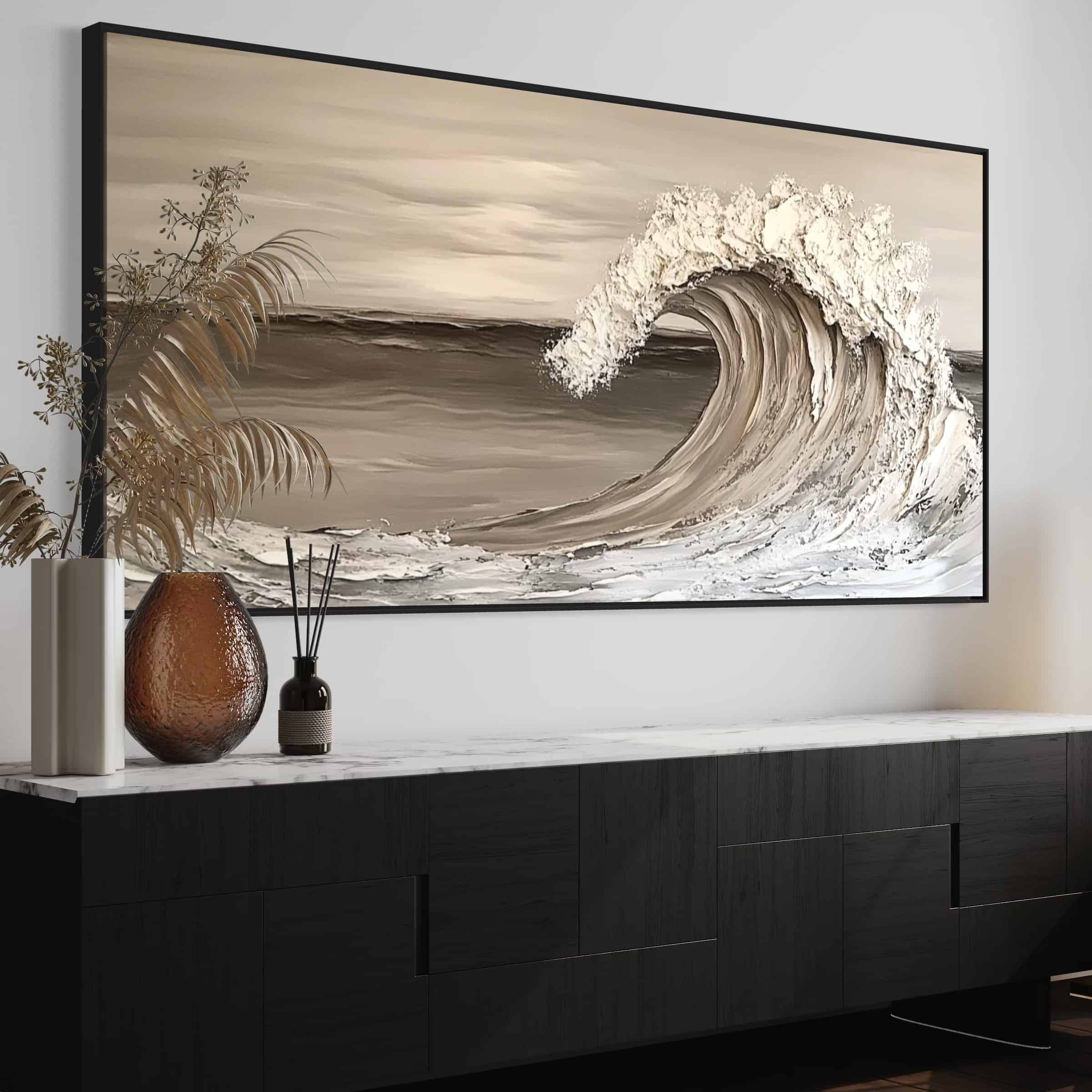 SEA & BEACH ART "STORMY BREAK"
