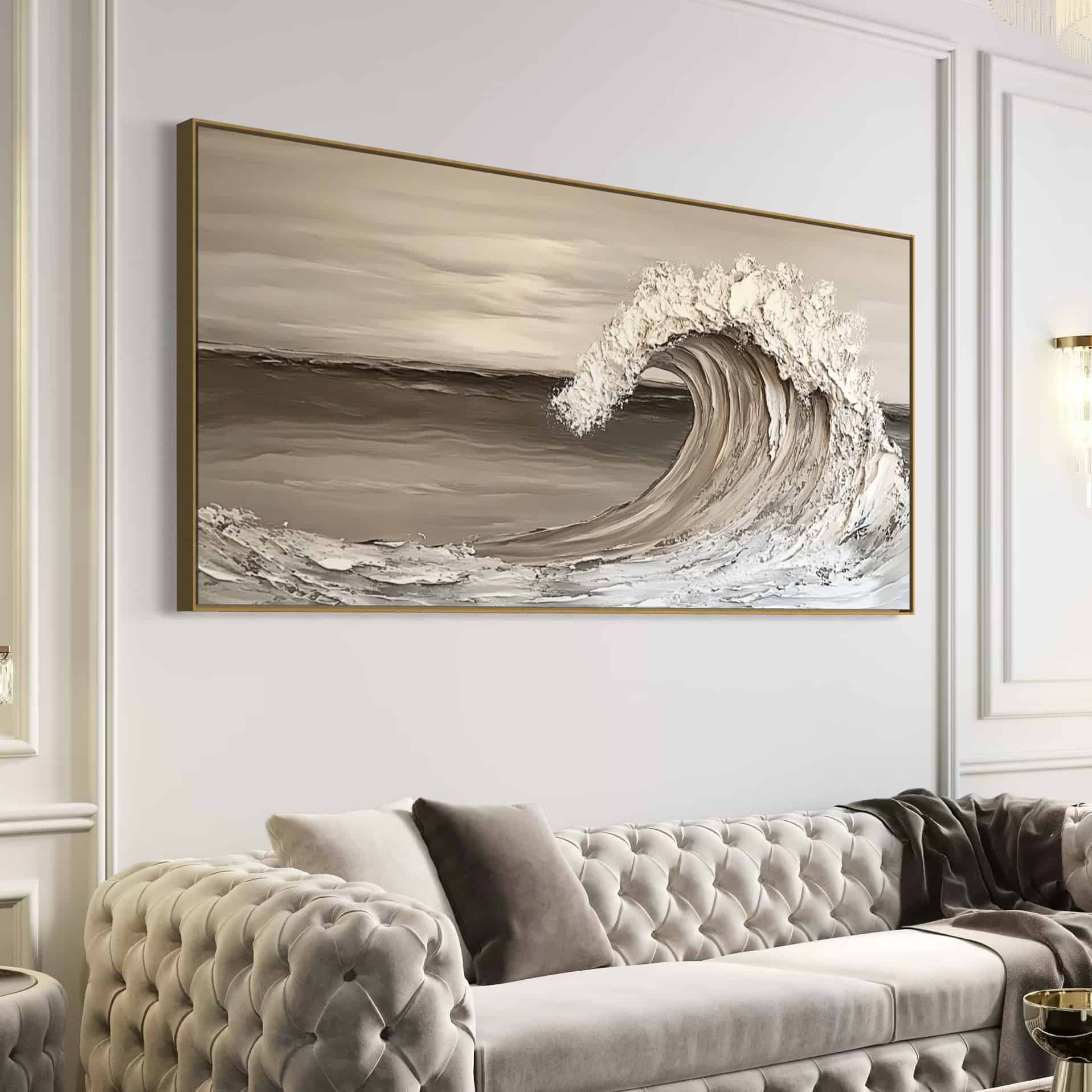 SEA & BEACH ART "STORMY BREAK"