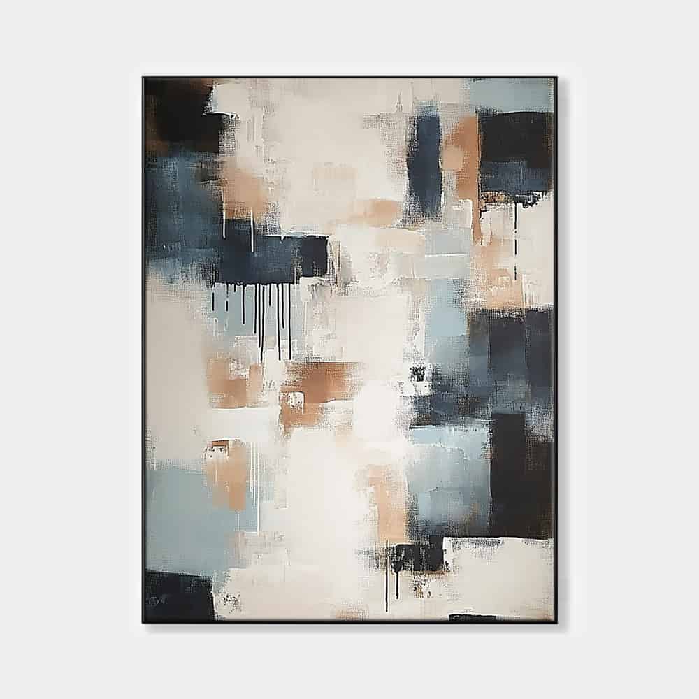 TRANSITIONAL ART "CONCRETE TEARS"