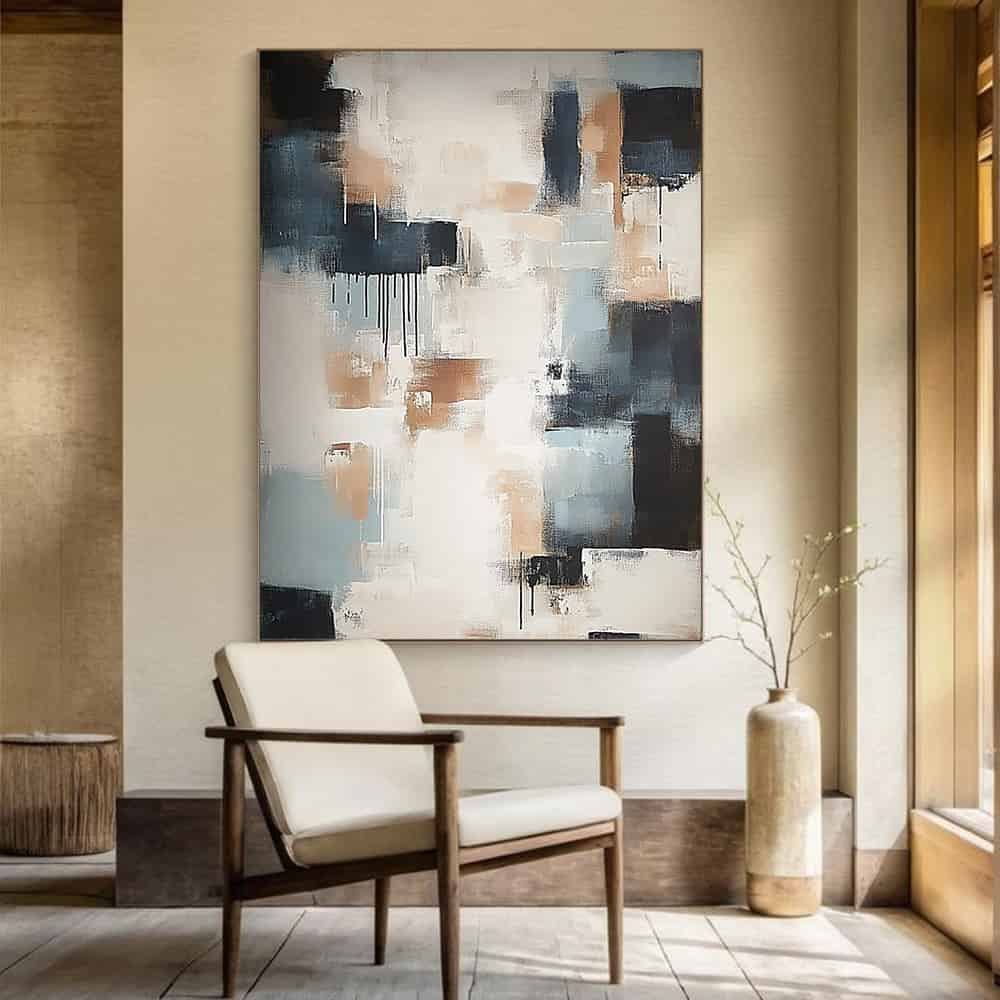 TRANSITIONAL ART "CONCRETE TEARS"