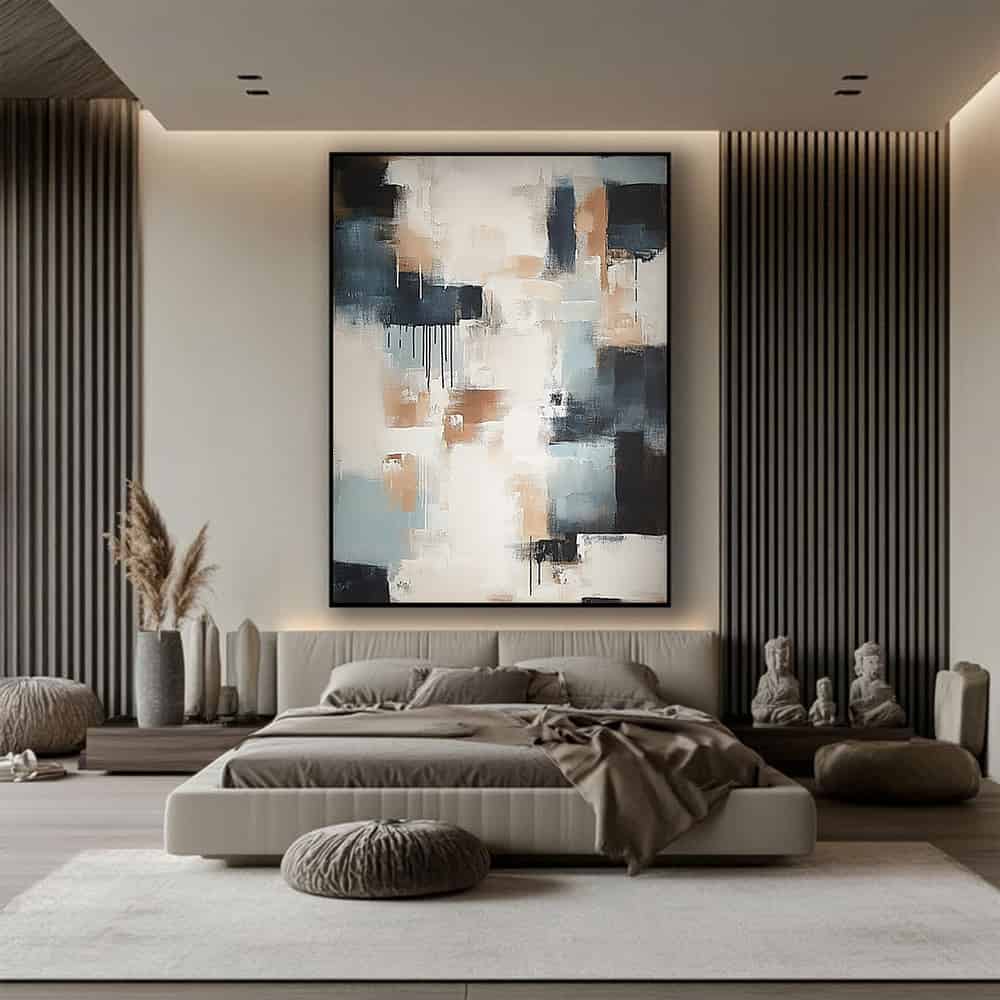 TRANSITIONAL ART "CONCRETE TEARS"
