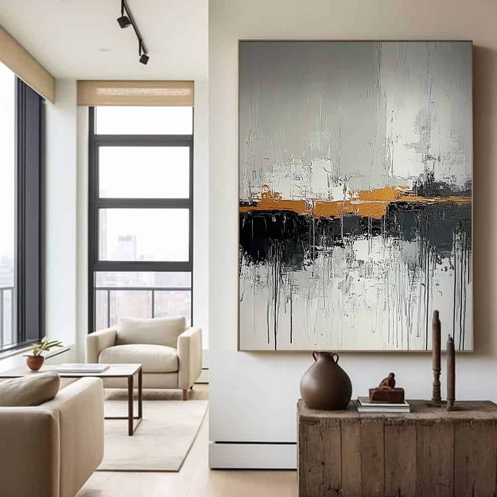 TRANSITIONAL ART "MOLTEN HORIZON"