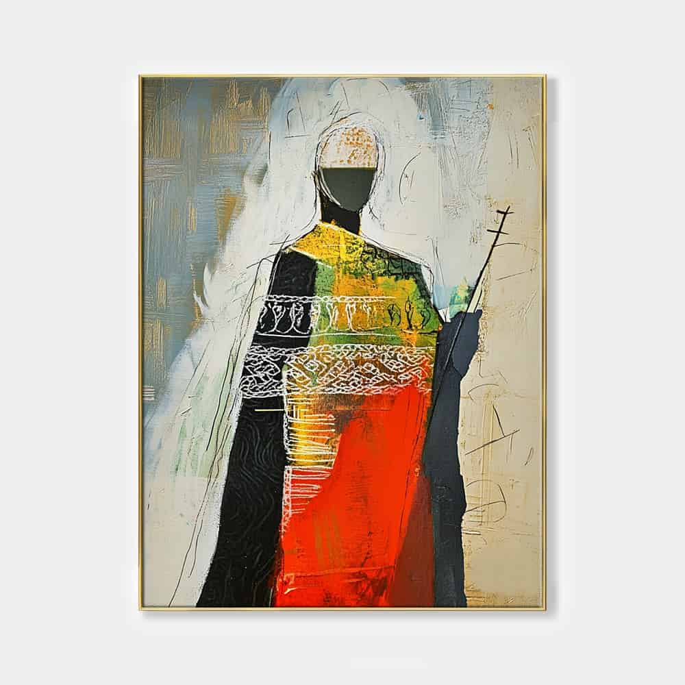 TRANSITIONAL ART "SACRED GUARDIAN"