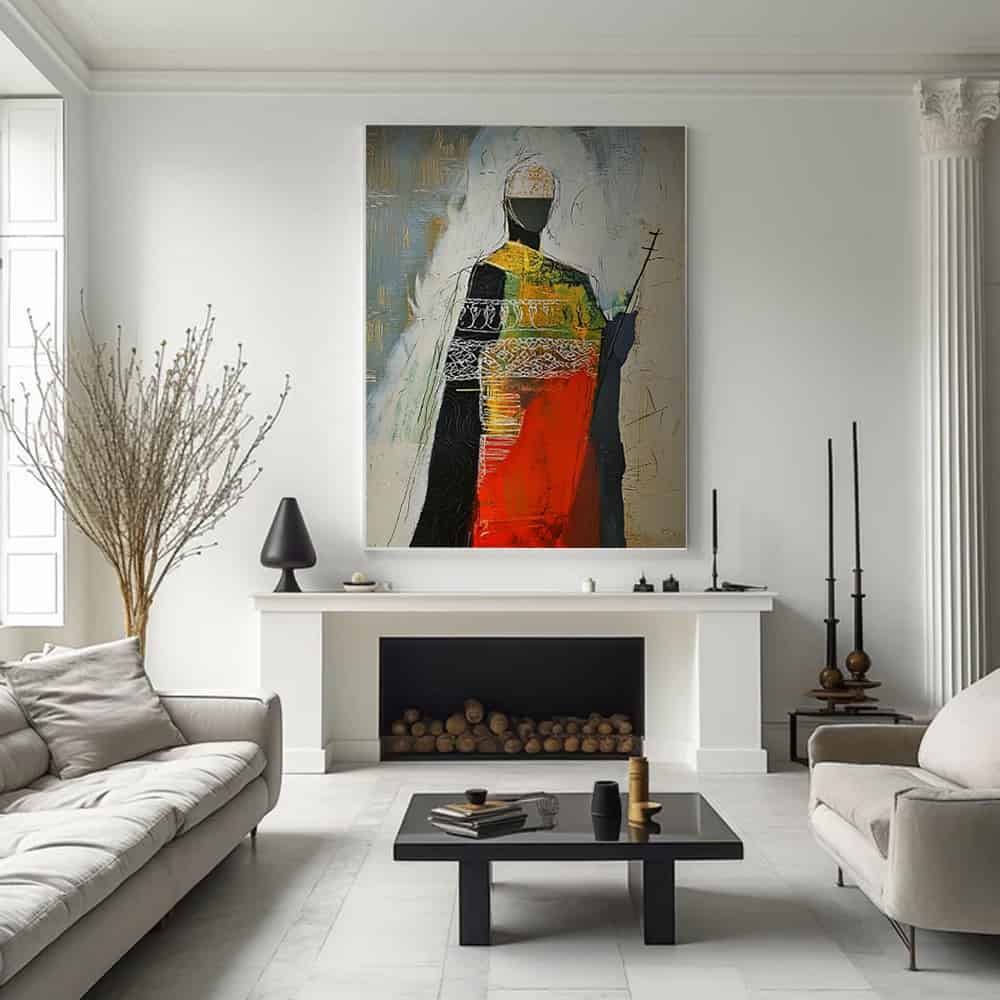 TRANSITIONAL ART "SACRED GUARDIAN"
