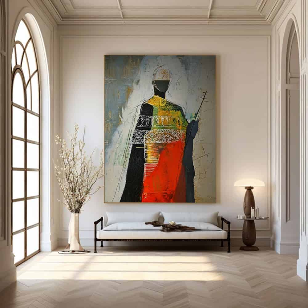 TRANSITIONAL ART "SACRED GUARDIAN"