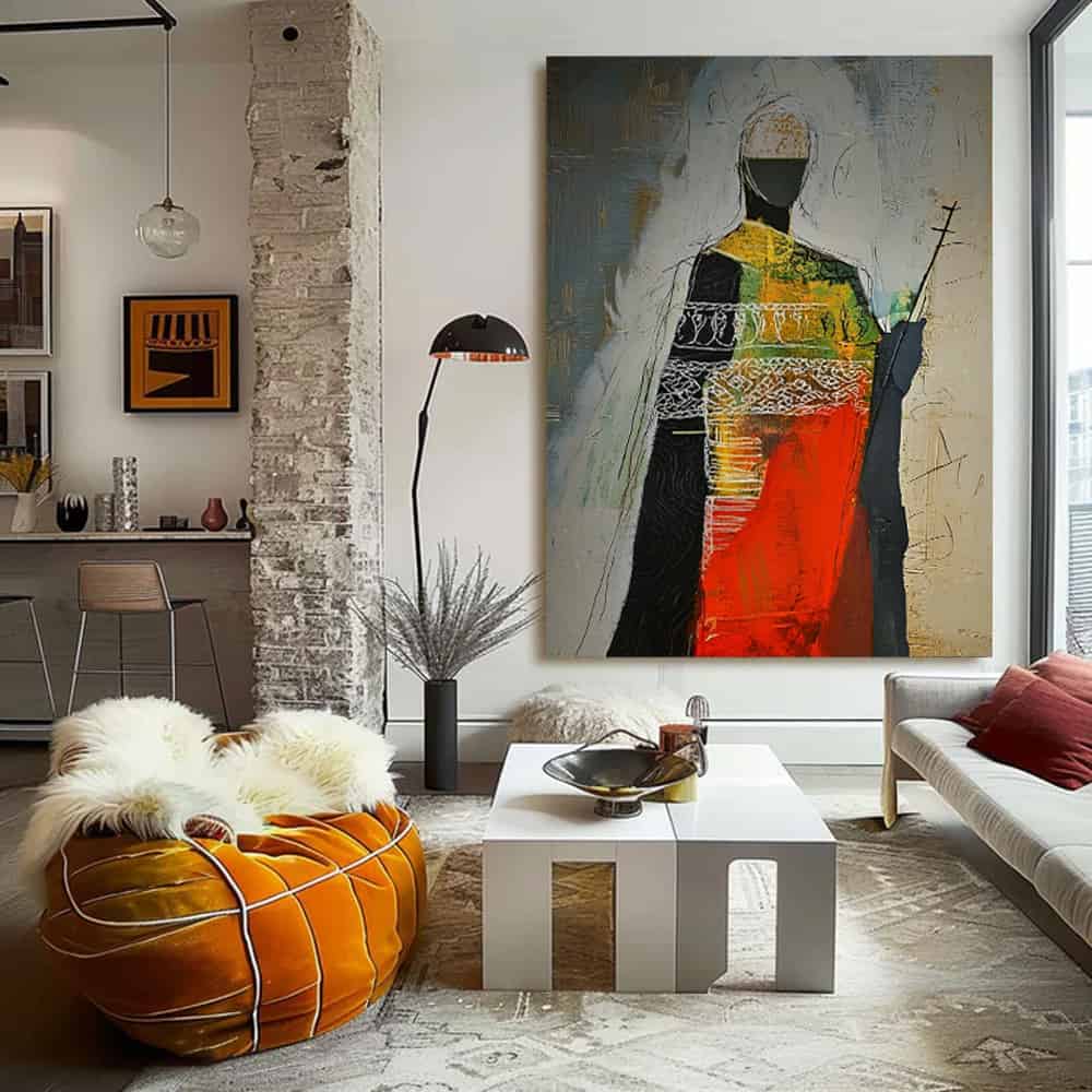 TRANSITIONAL ART "SACRED GUARDIAN"
