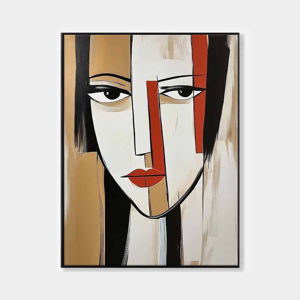 TRANSITIONAL ART "THE MODERN MASK"