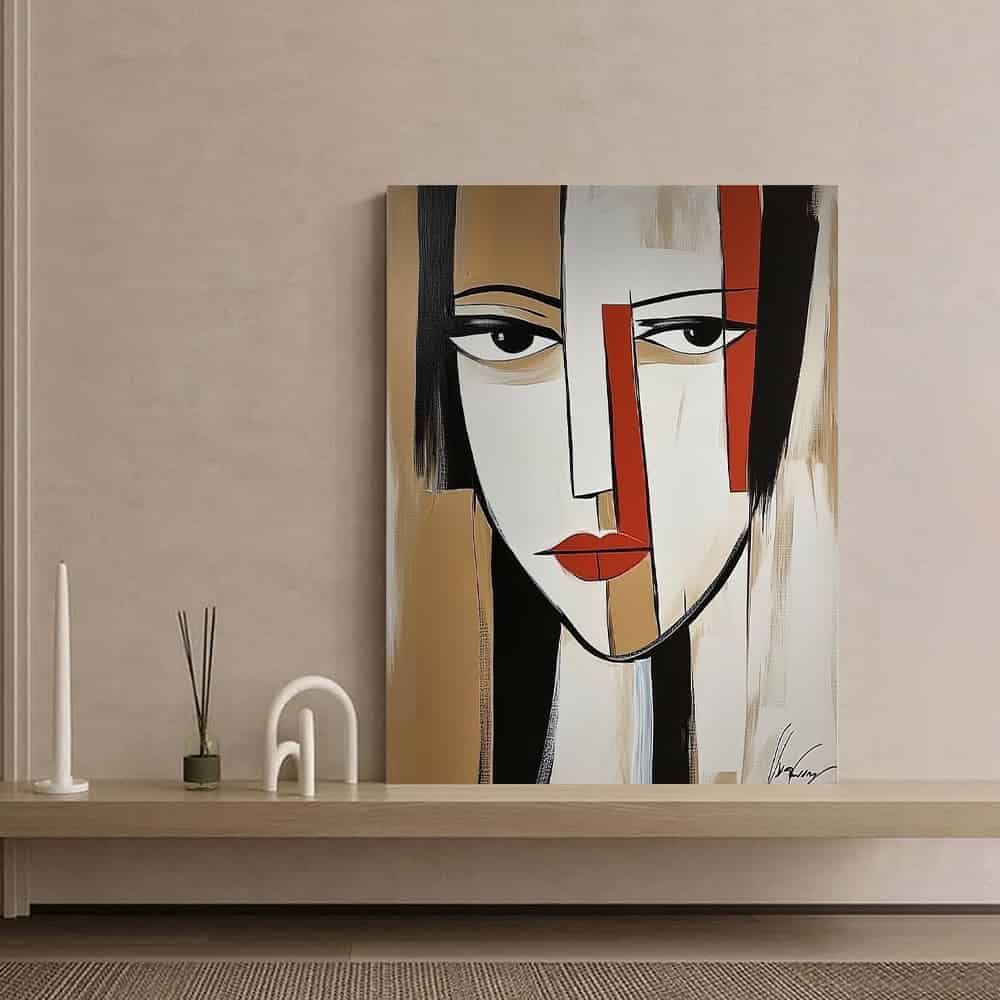 TRANSITIONAL ART "THE MODERN MASK"