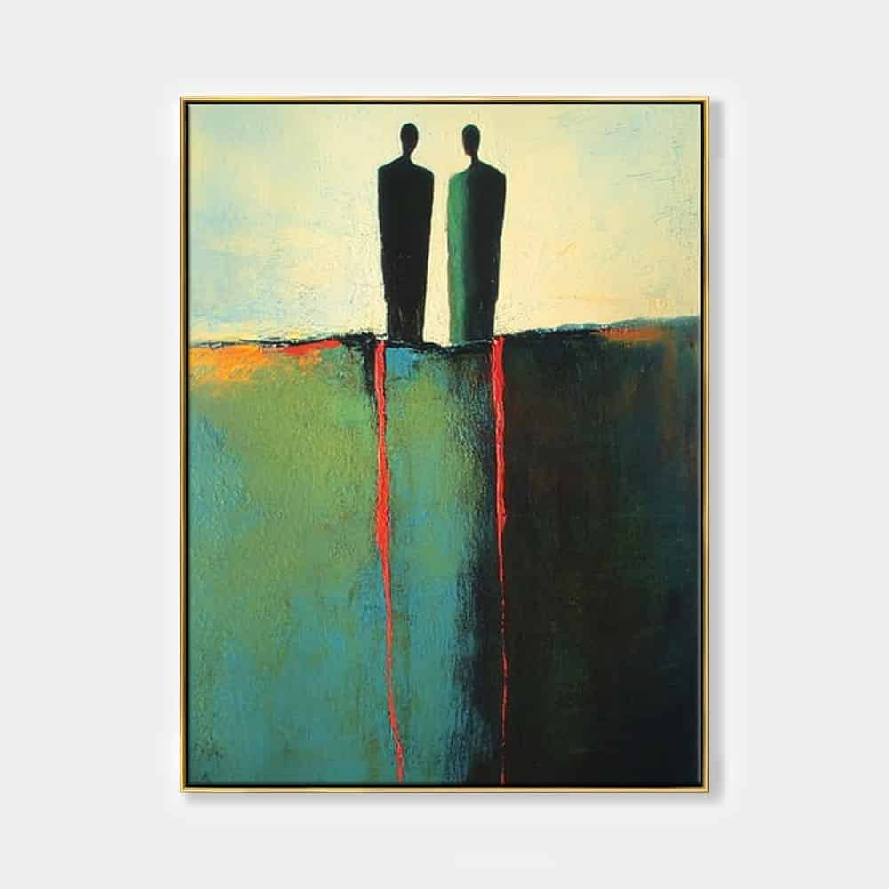 TRANSITIONAL ART "THE PRECIPICE"