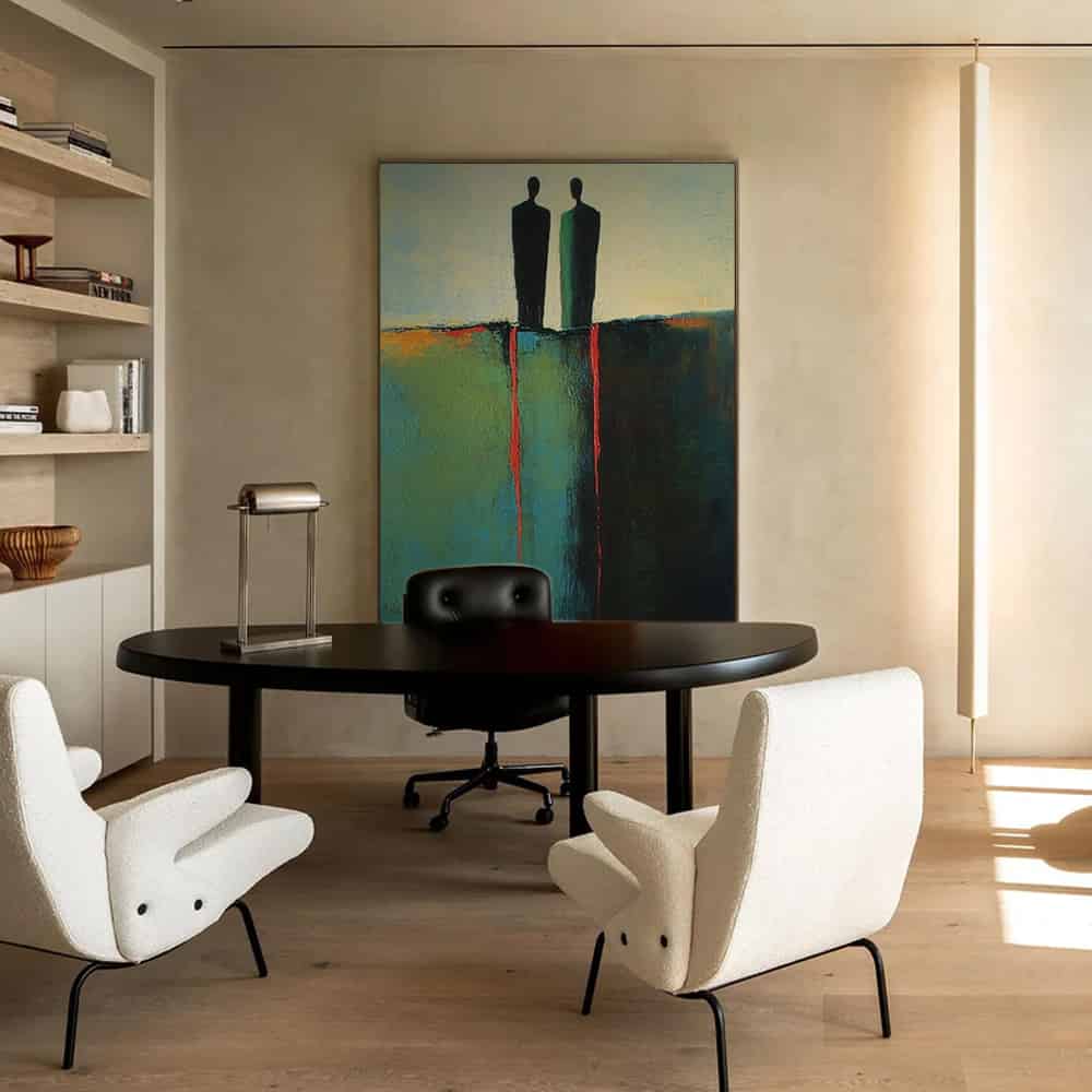 TRANSITIONAL ART "THE PRECIPICE"