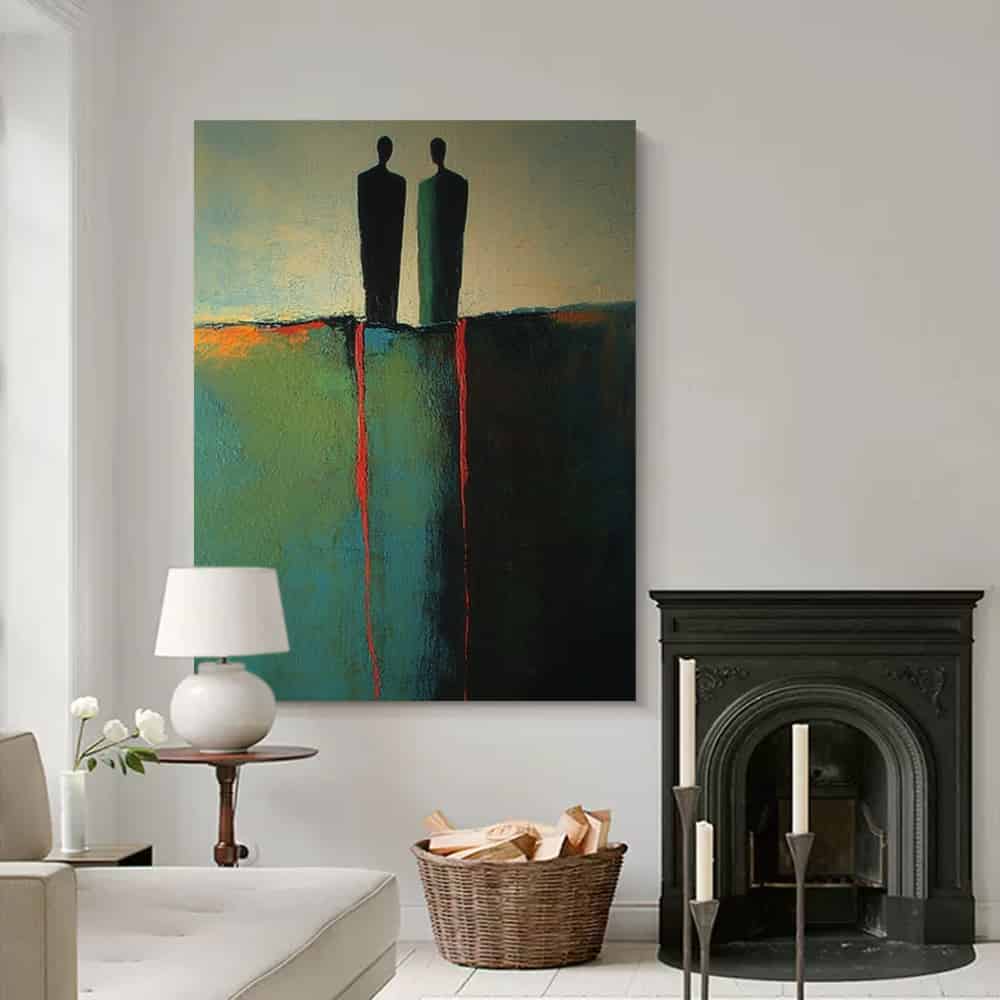 TRANSITIONAL ART "THE PRECIPICE"