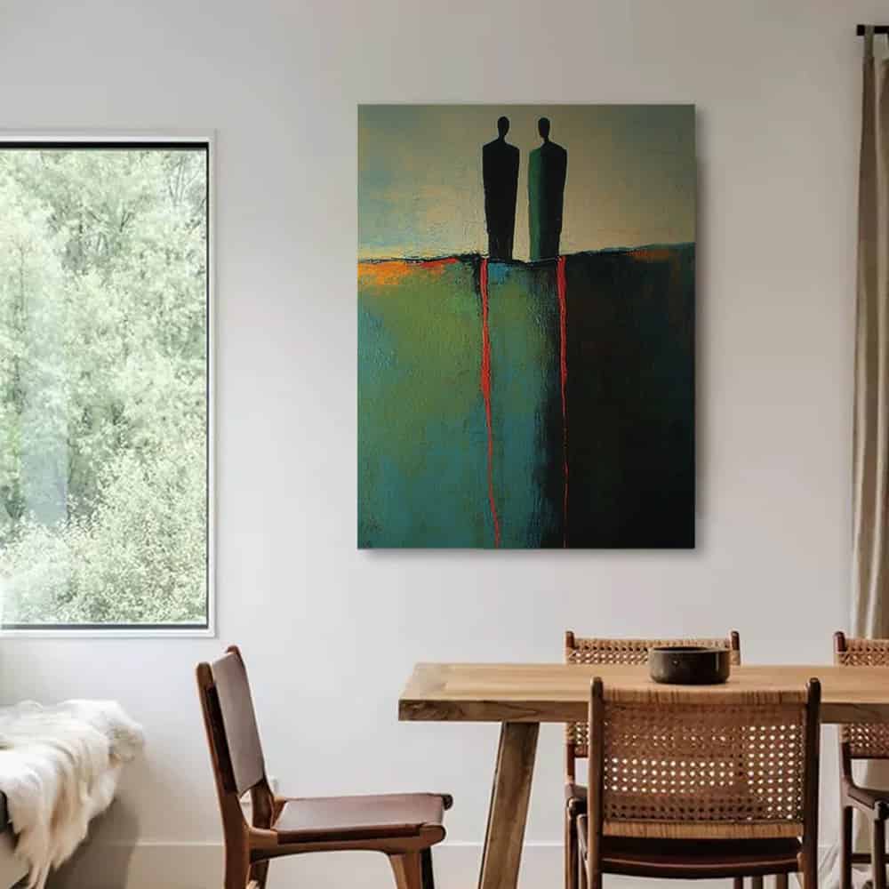 TRANSITIONAL ART "THE PRECIPICE"