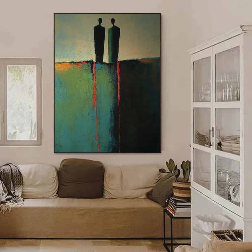 TRANSITIONAL ART "THE PRECIPICE"