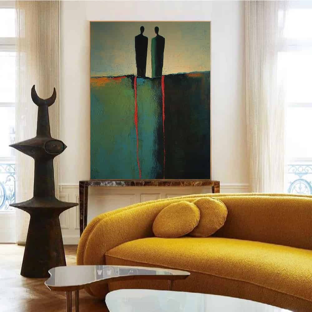 TRANSITIONAL ART "THE PRECIPICE"