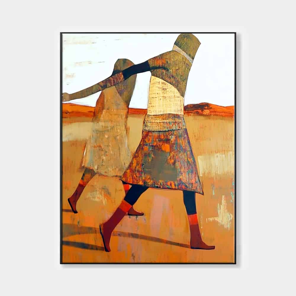 TRANSITIONAL ART "THE WANDERERS"