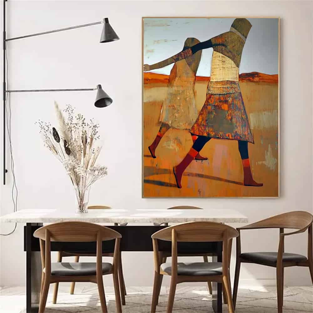 TRANSITIONAL ART "THE WANDERERS"