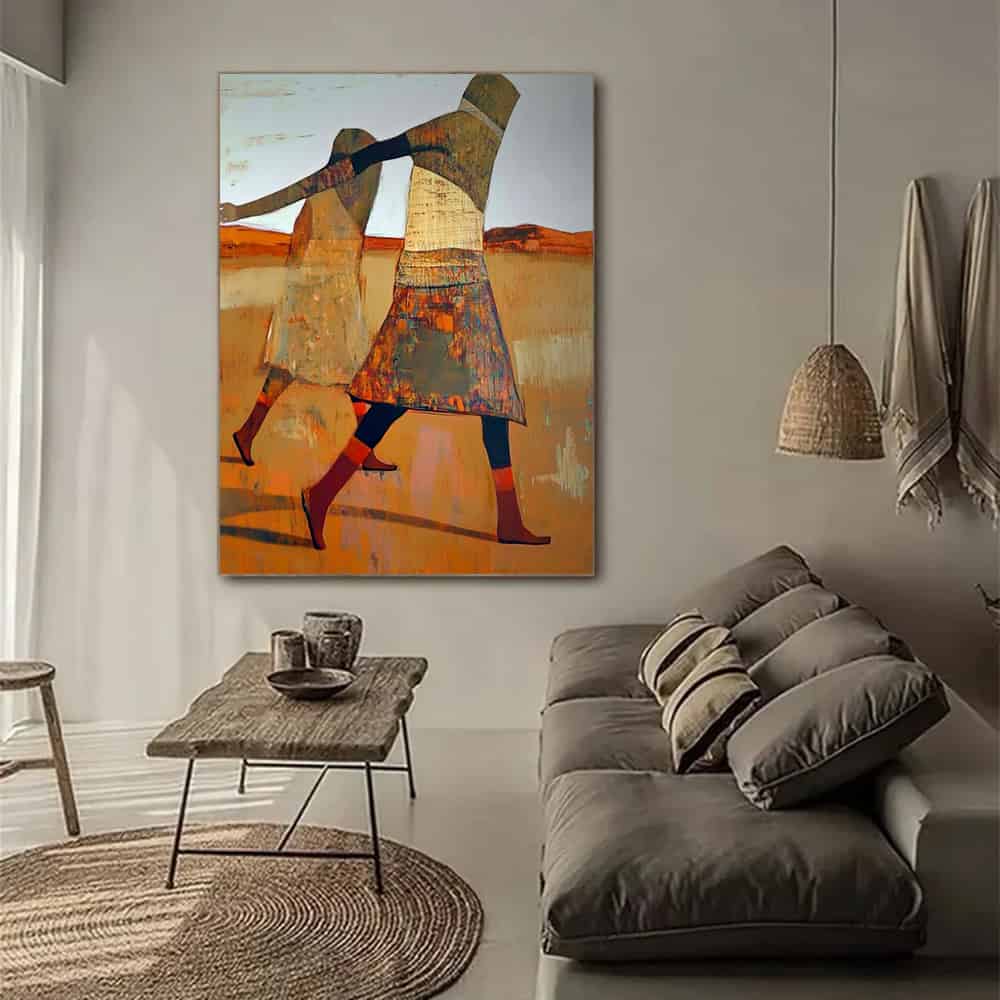 TRANSITIONAL ART "THE WANDERERS"