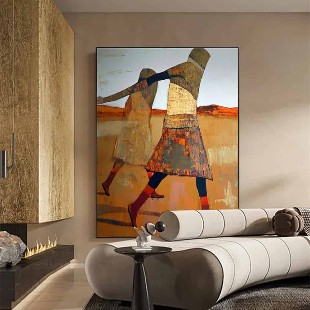 TRANSITIONAL ART "THE WANDERERS"