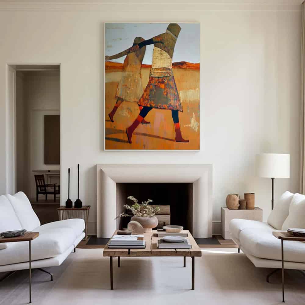 TRANSITIONAL ART "THE WANDERERS"