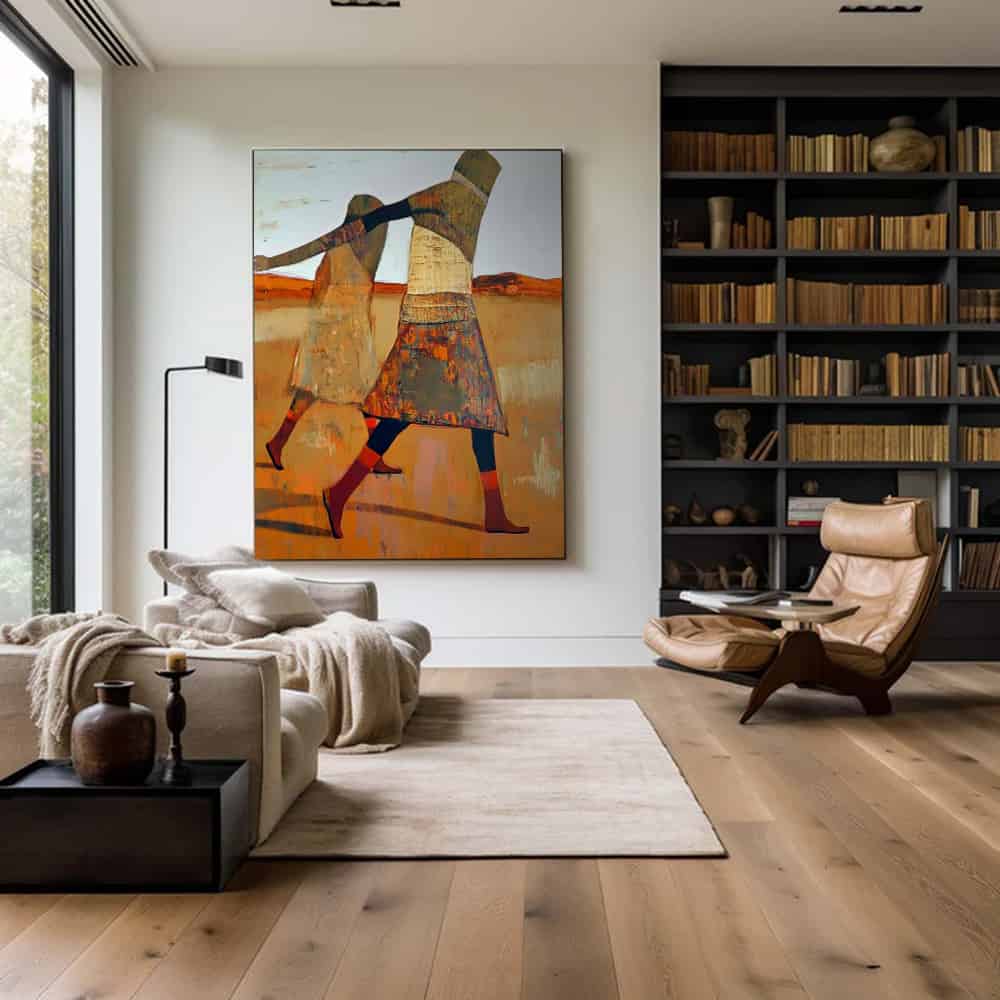 TRANSITIONAL ART "THE WANDERERS"