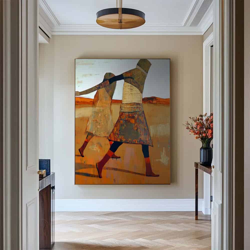TRANSITIONAL ART "THE WANDERERS"
