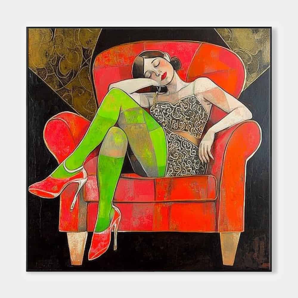 TRANSITIONAL ART "VELVET REVERIE"