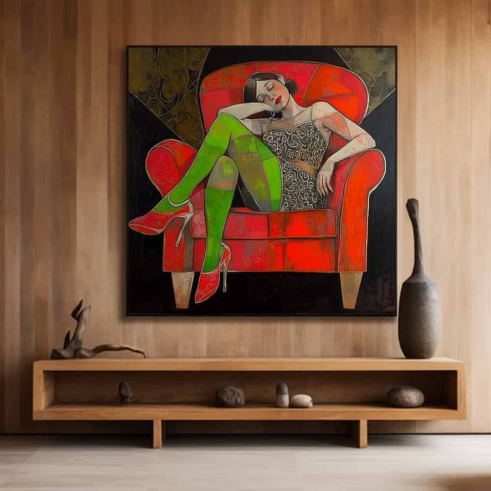 TRANSITIONAL ART "VELVET REVERIE"