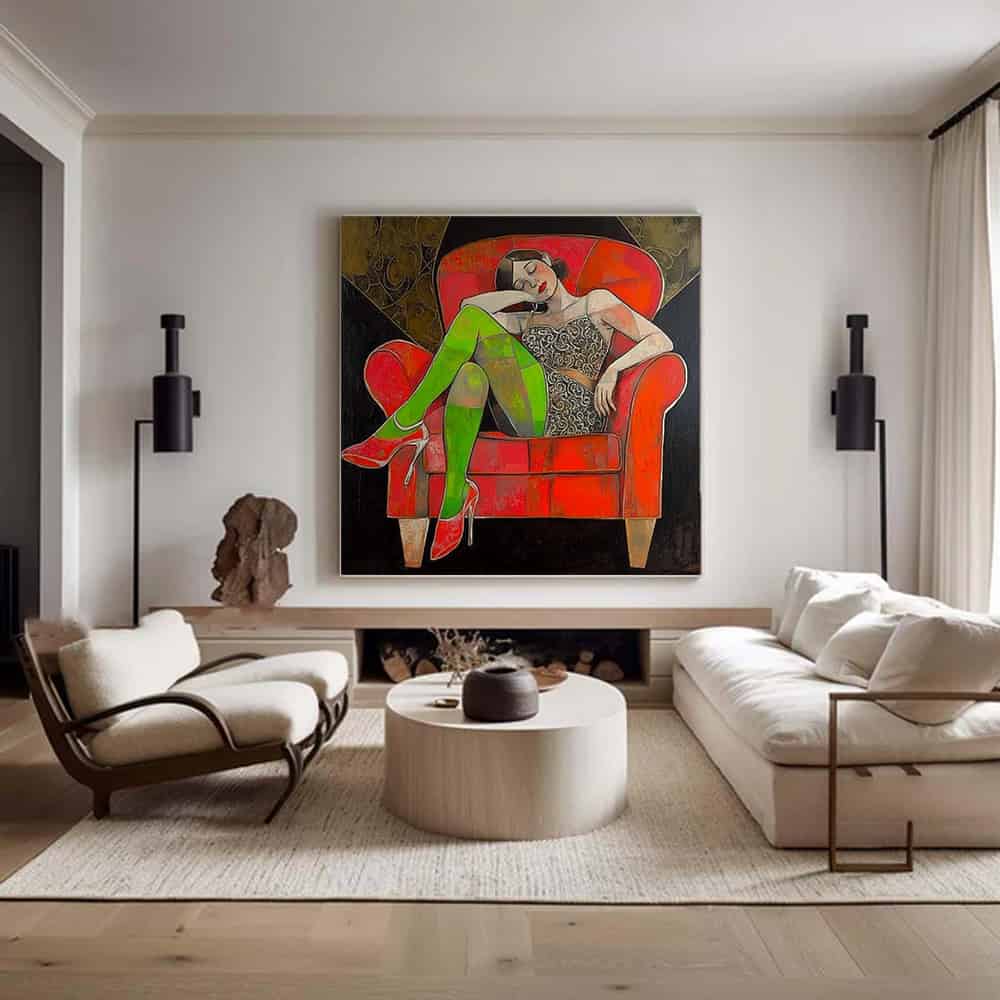 TRANSITIONAL ART "VELVET REVERIE"