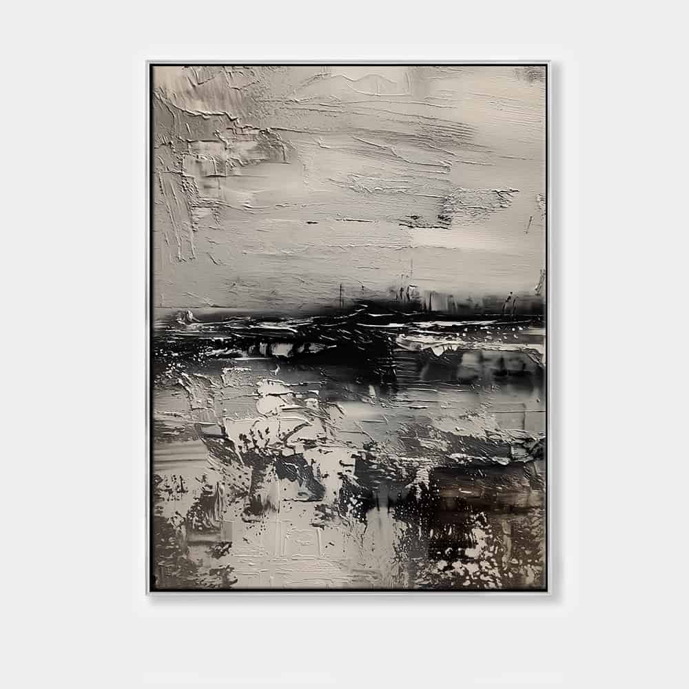 WABI SABI WALL ART "ECHOES OF A FROZEN SEA"