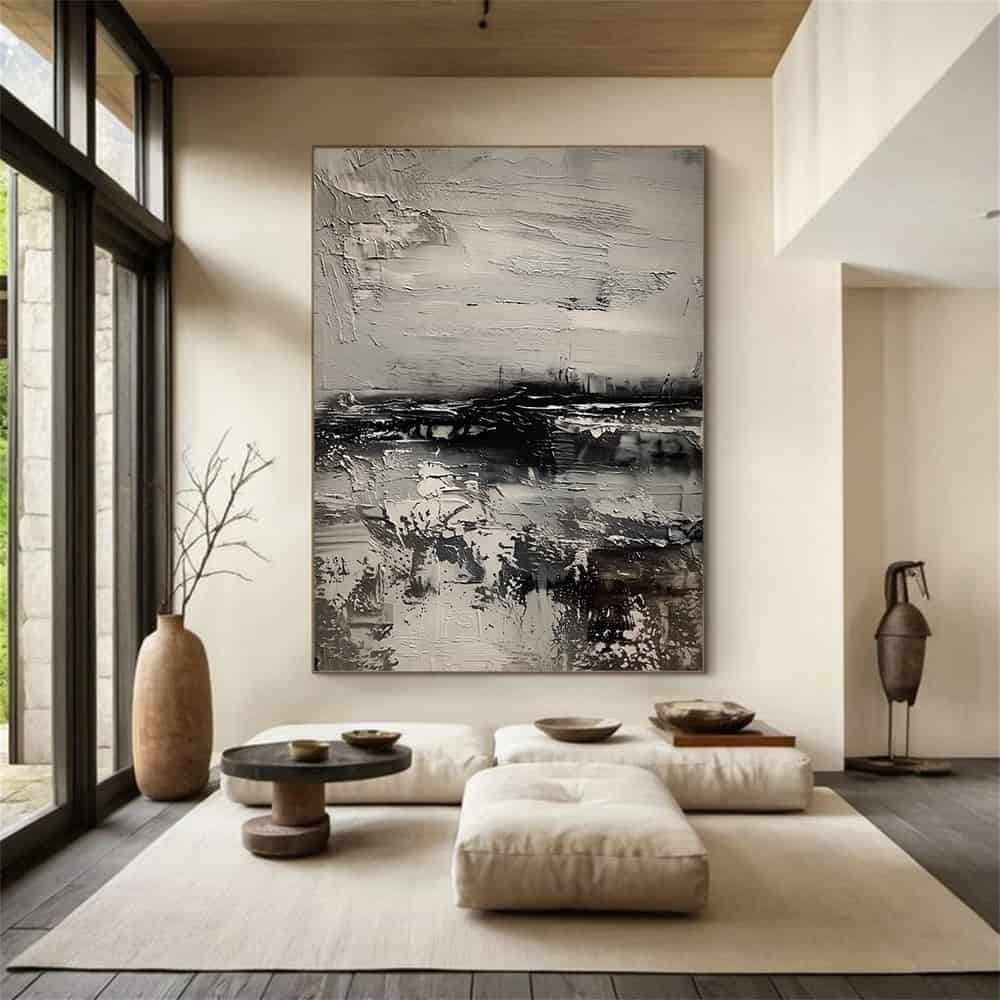 WABI SABI WALL ART "ECHOES OF A FROZEN SEA"