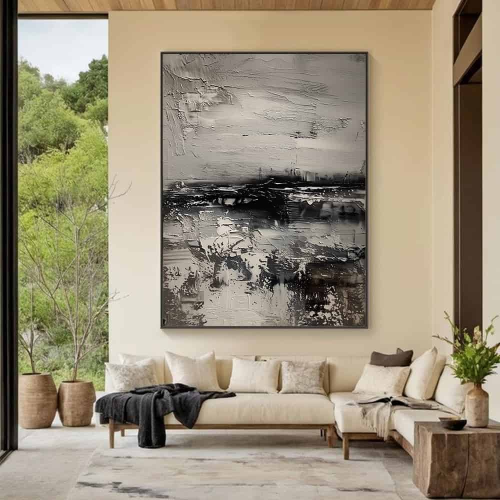 WABI SABI WALL ART "ECHOES OF A FROZEN SEA"