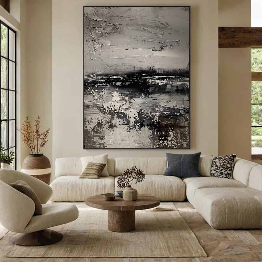WABI SABI WALL ART "ECHOES OF A FROZEN SEA"