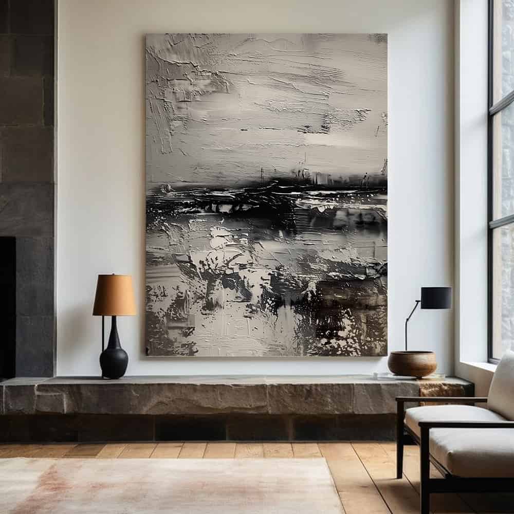 WABI SABI WALL ART "ECHOES OF A FROZEN SEA"