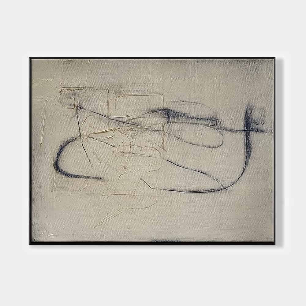 WABI SABI WALL ART "FUGITIVE SCRIPT"
