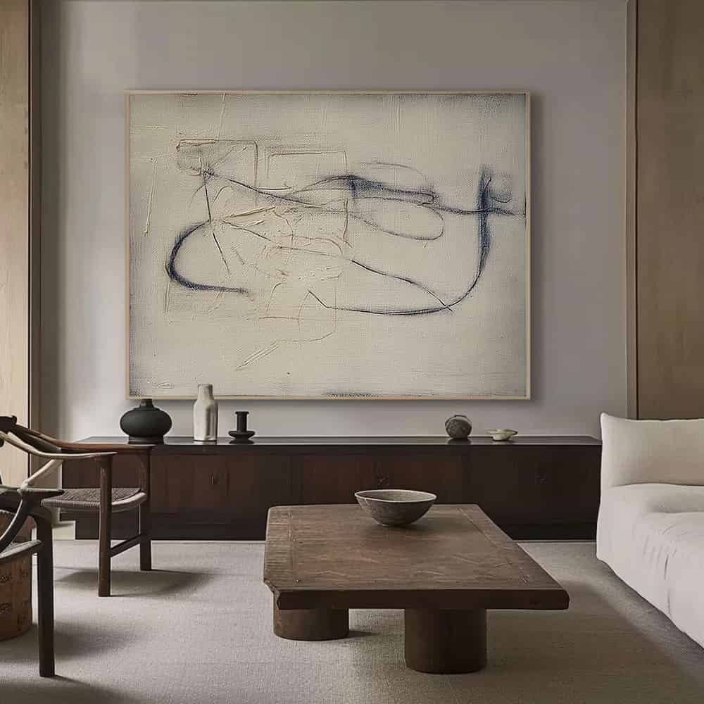 WABI SABI WALL ART "FUGITIVE SCRIPT"
