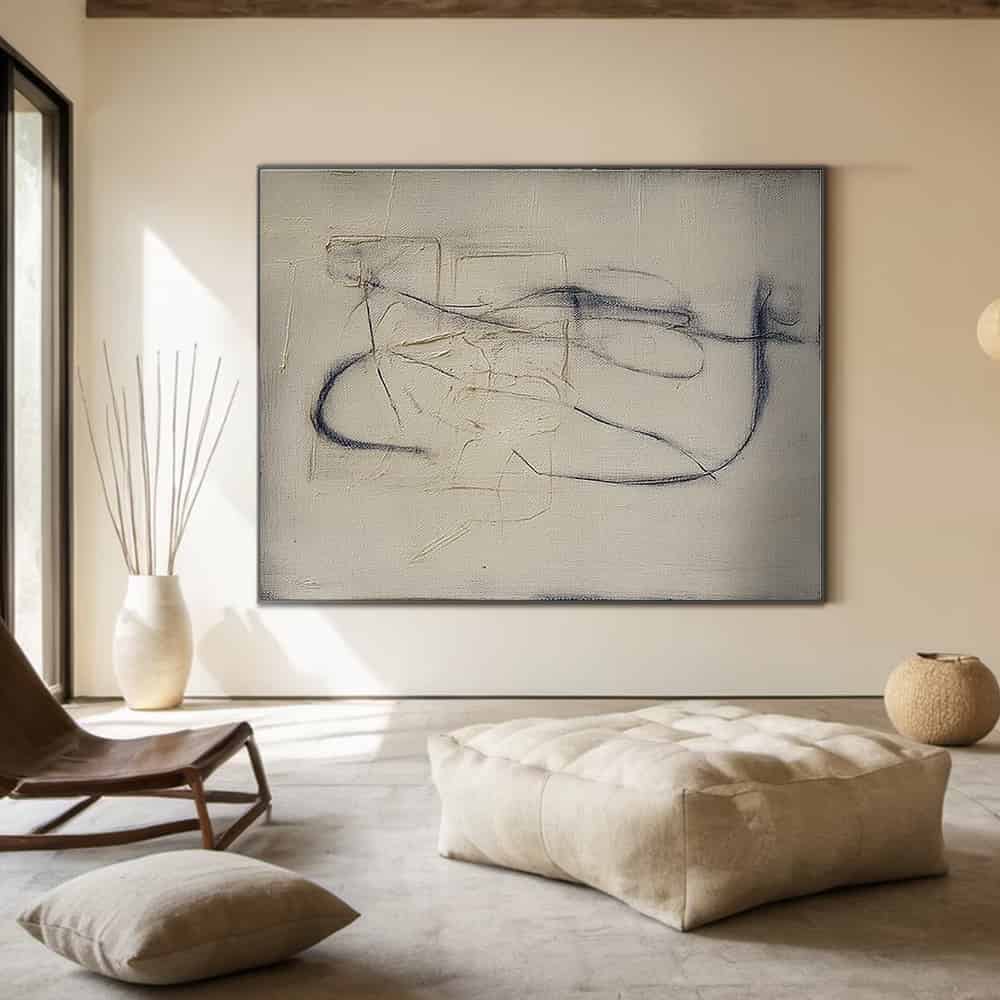 WABI SABI WALL ART "FUGITIVE SCRIPT"