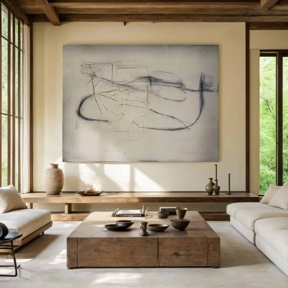 WABI SABI WALL ART "FUGITIVE SCRIPT"