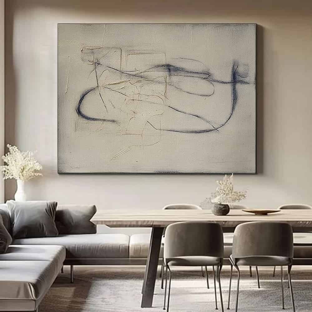 WABI SABI WALL ART "FUGITIVE SCRIPT"
