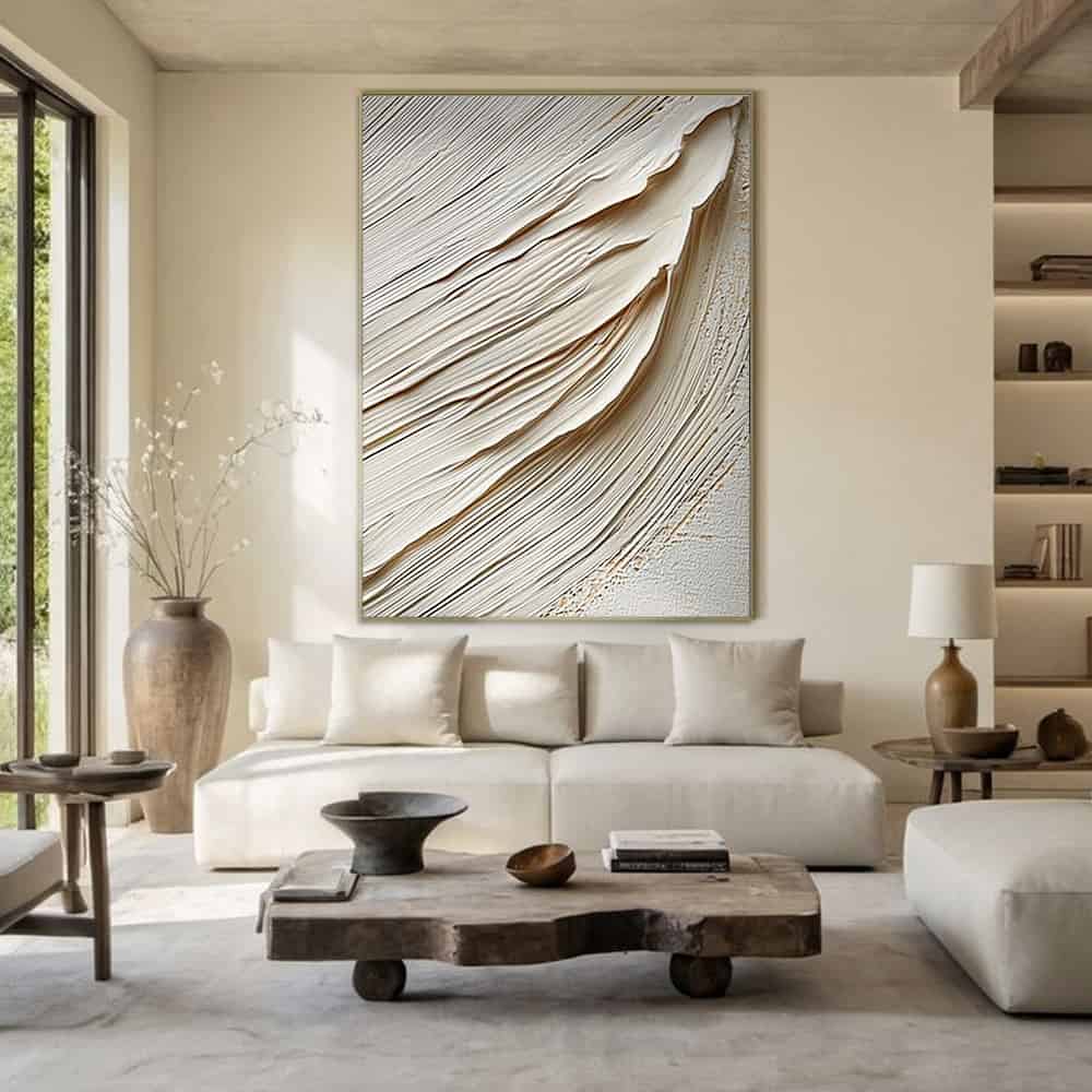 WABI SABI WALL ART "LINEN FOLDS"