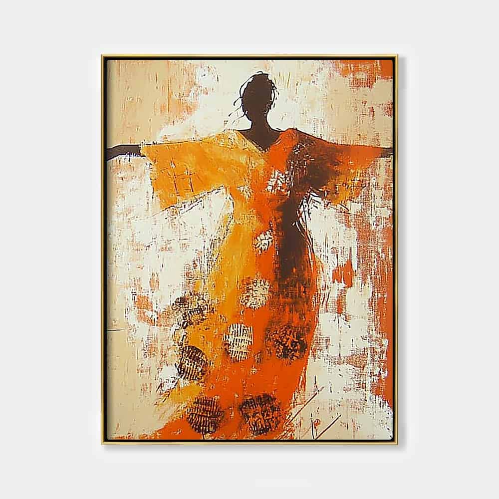 WABI SABI WALL ART "SAFFRON WELCOME"