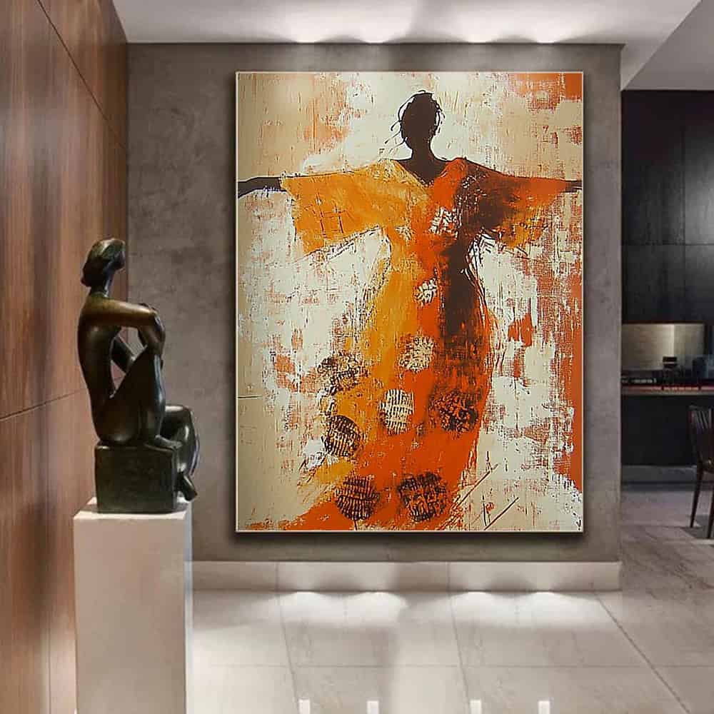 WABI SABI WALL ART "SAFFRON WELCOME"