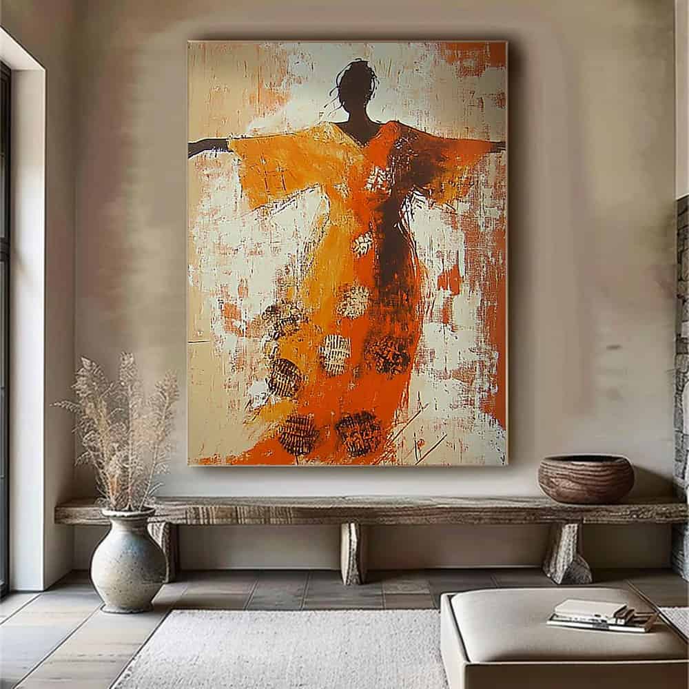 WABI SABI WALL ART "SAFFRON WELCOME"