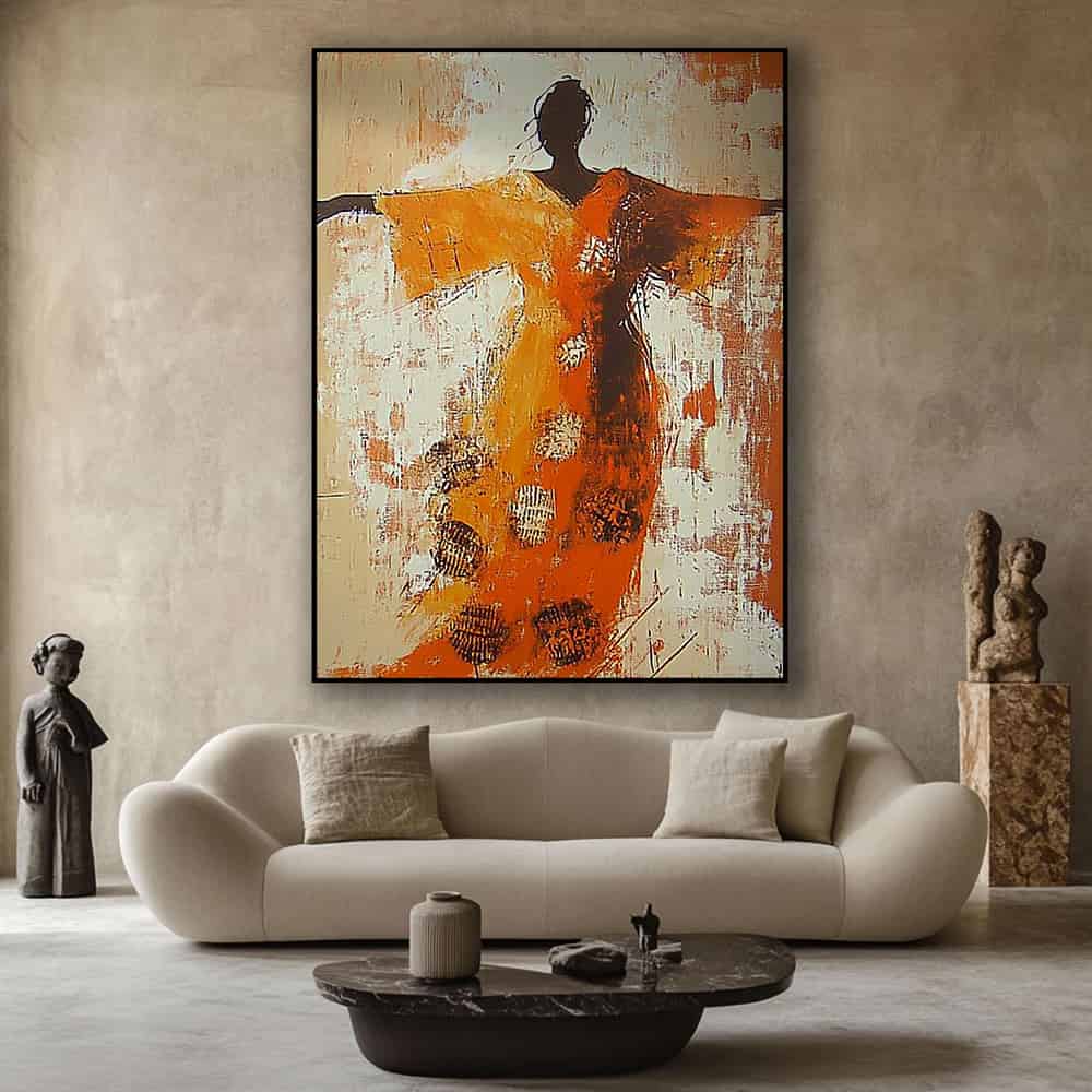 WABI SABI WALL ART "SAFFRON WELCOME"