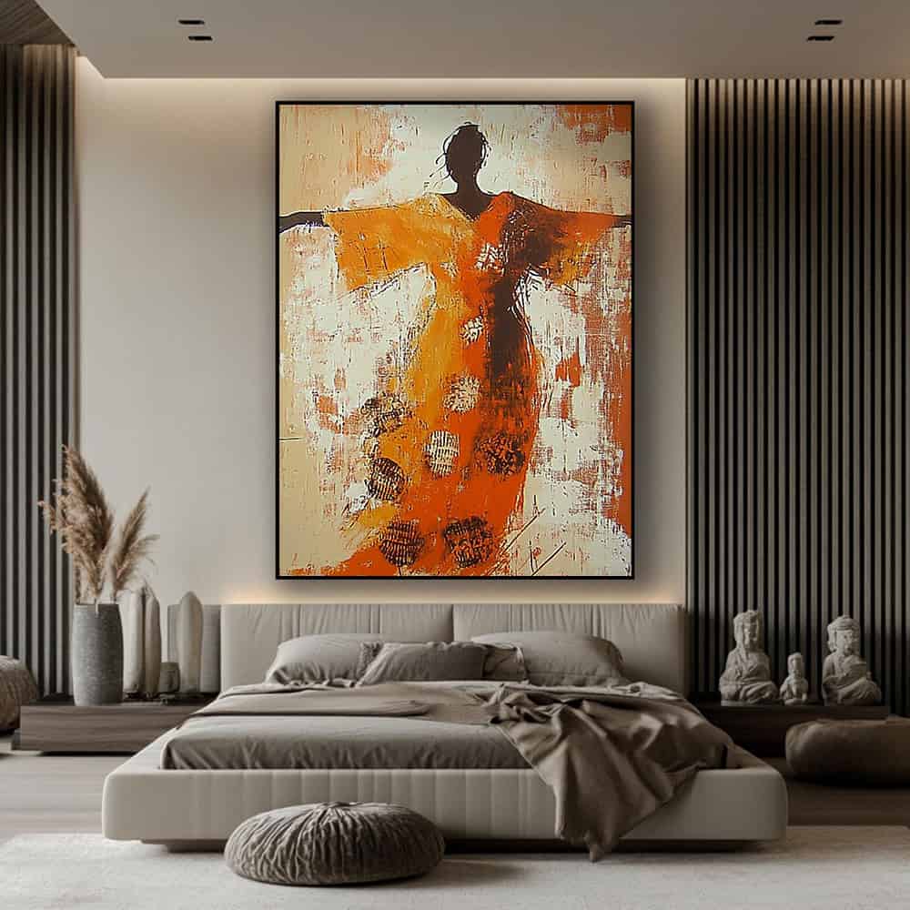 WABI SABI WALL ART "SAFFRON WELCOME"
