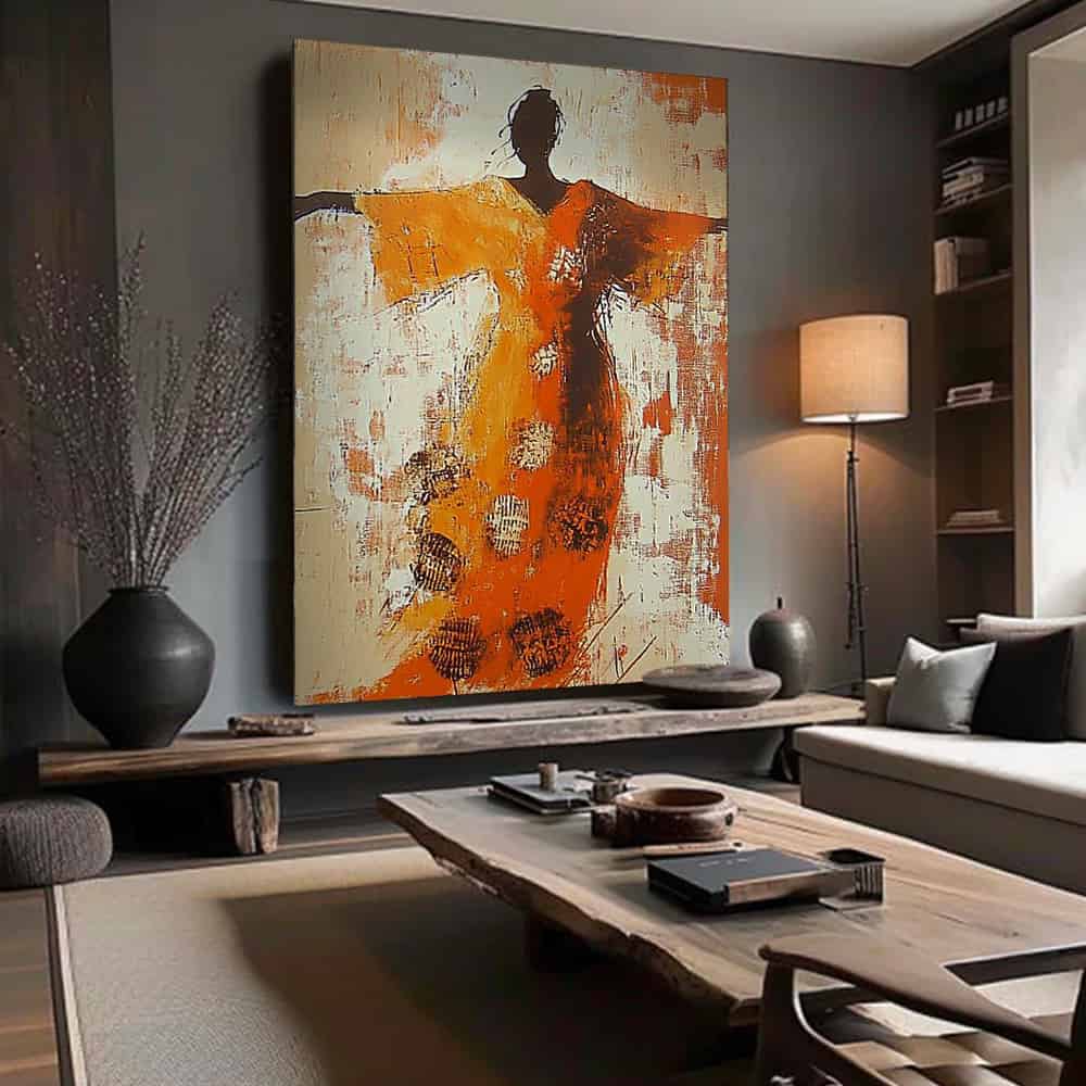 WABI SABI WALL ART "SAFFRON WELCOME"