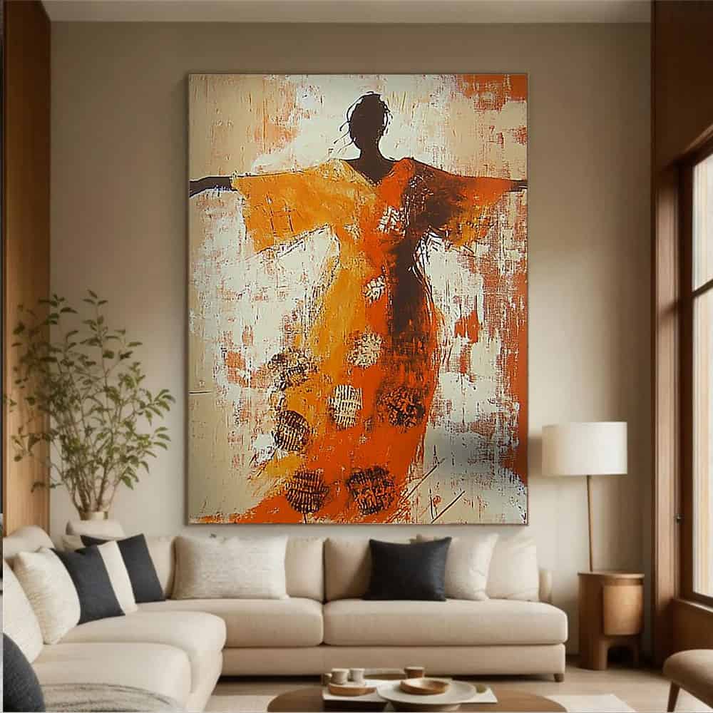 WABI SABI WALL ART "SAFFRON WELCOME"
