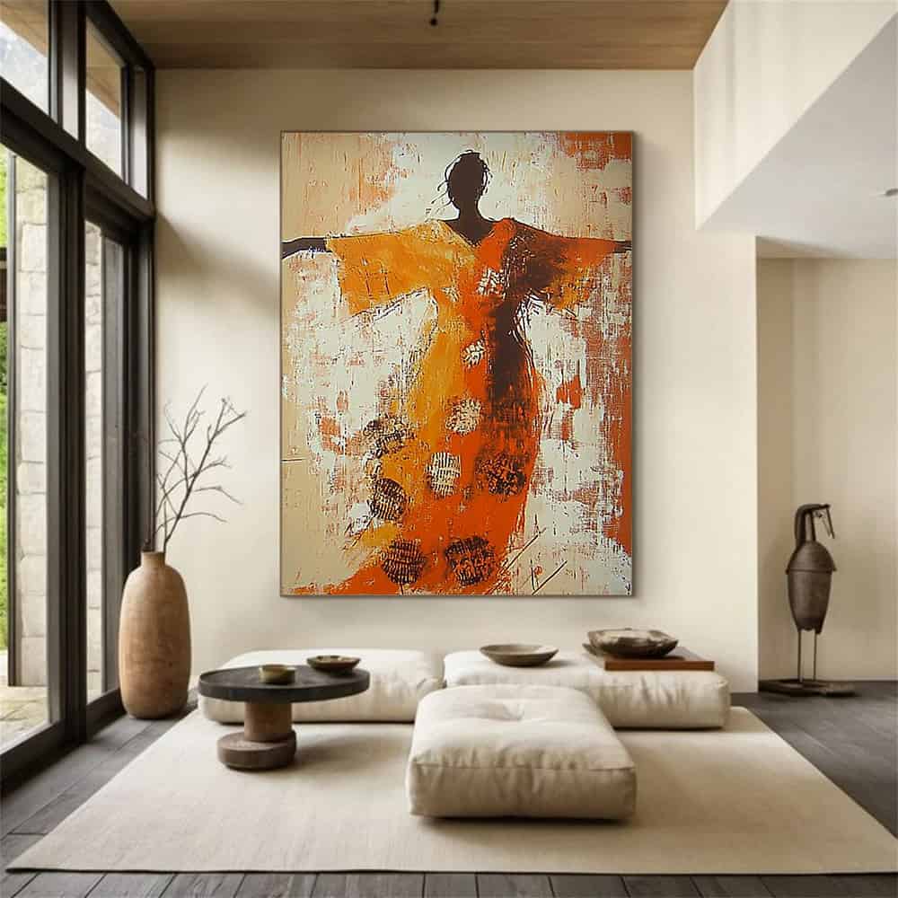 WABI SABI WALL ART "SAFFRON WELCOME"