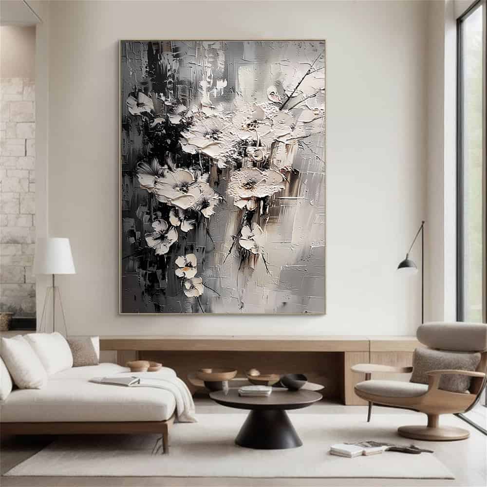 WABI SABI WALL ART "WINTER'S BLOOM"