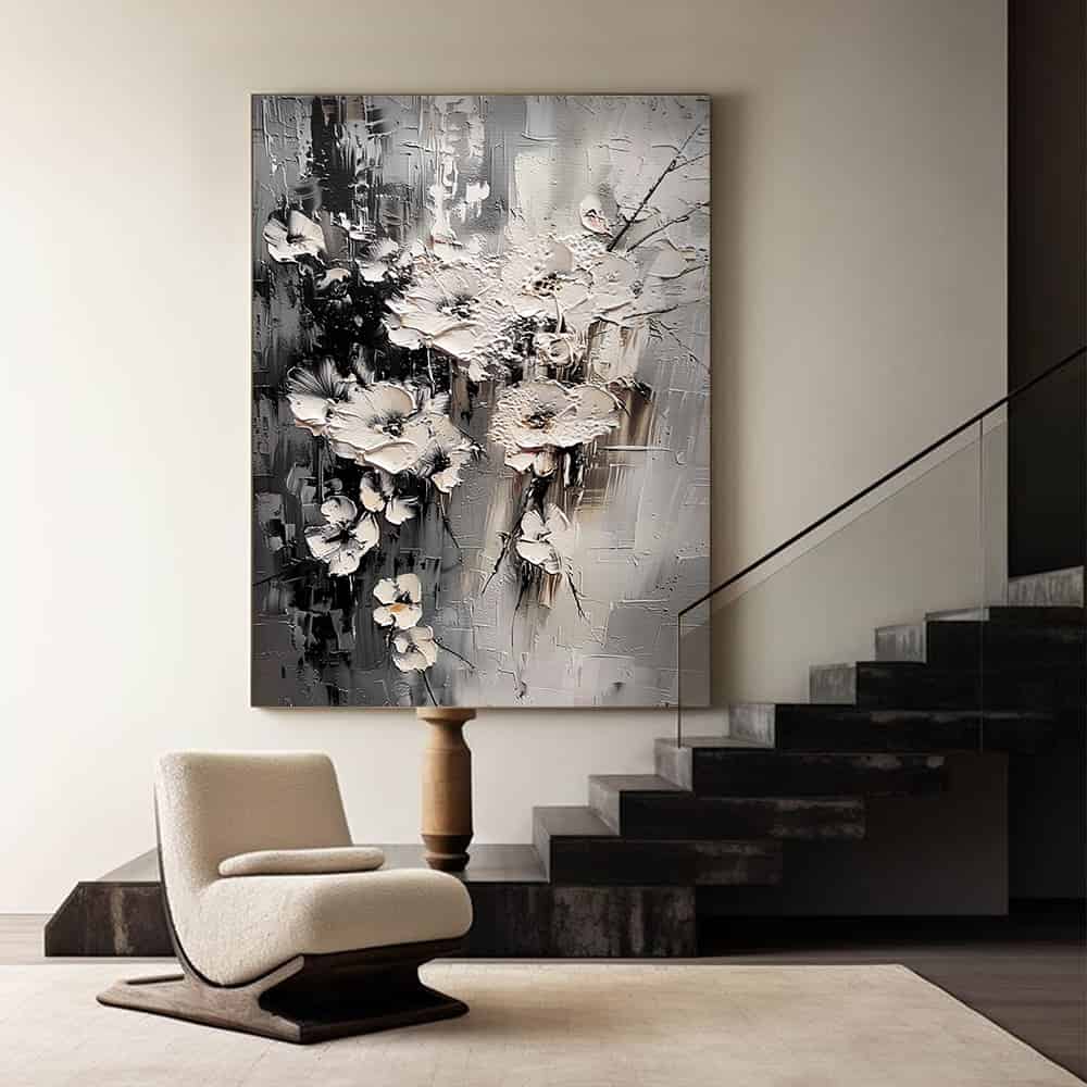 WABI SABI WALL ART "WINTER'S BLOOM"